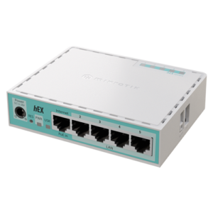 Router hEX, 5 x RJ45 Gigabit, USB, PoE IN – MikroTik E50UG