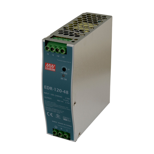 Sursa de alimentare in comutatie, 48V/2.5A, 120W, sina DIN – MEAN WELL EDR-120-48