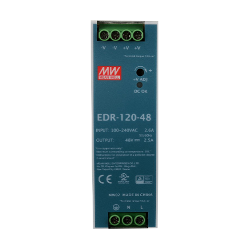 Sursa de alimentare in comutatie, 48V/2.5A, 120W, sina DIN – MEAN WELL EDR-120-48