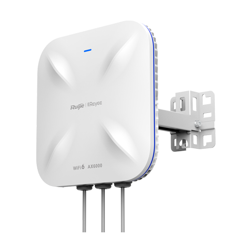 AP 2.4/5GHz AX6000, Wi-Fi 6, 4dBi, 1x RJ45 2.5G, 1x SFP 1G, PoE IN, IP68, Cloud Management – Ruijie RG-RAP6260(H)