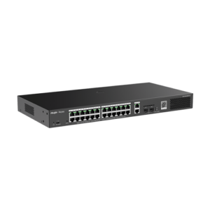 Switch L2, 24 x RJ45 1G PoE, 2 x SFP 1G, 2 x RJ45 1G, Cloud Management – Ruijie Reyee RG-ES228GS-P