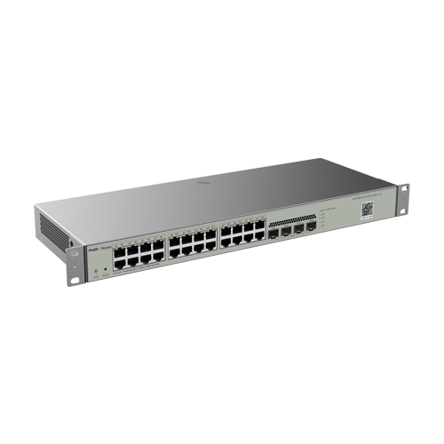 Switch L2, 24 x RJ45 1G, 4 x SFP 1G, Cloud Management – Ruijie Reyee RG-NBS3100-24GT4SFP-V2