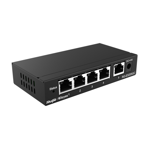 Switch L2, 5 x RJ45 1G, Cloud Management – Ruijie Reyee RG-ES205GC