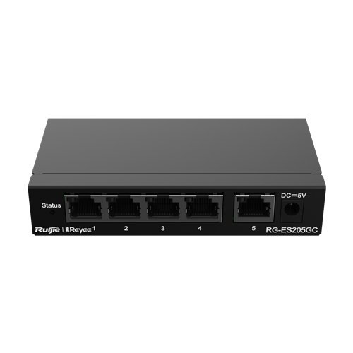 Switch L2, 5 x RJ45 1G, Cloud Management – Ruijie Reyee RG-ES205GC