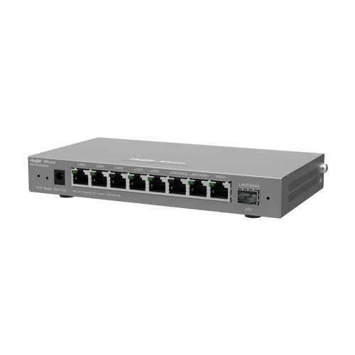 Router 8 x RJ45 1 Gbps, 1 x SFP 1 Gbps, 200 clienti, Multi-WAN, Cloud Management – Ruijie RG-EG209GS