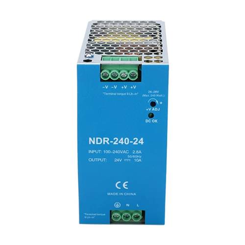 Sursa de alimentare in comutatie, 24V / 10A, sina DIN – MEAN WELL NDR-240-24