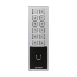 Terminal control acces cu tastatura, card M1, Bluetooth, Wi-Fi, Alarma – HIKVISION DS-K1T805MBWX