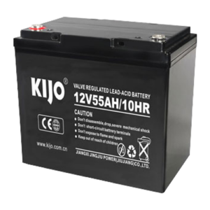 Acumulator Pb-acid AGM Deep Cycle, 12V, 55Ah, conector M6 – KIJO JM12-55