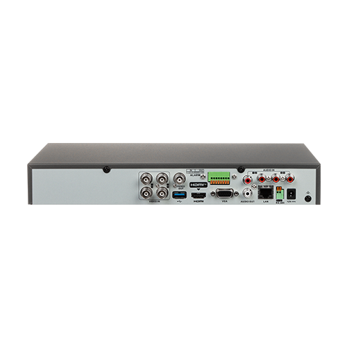 DVR AcuSense, 4 ch analog max. 4K+ 4 ch IP max. 4K, Alarma I/O – HIKVISION iDS-7204HTHI-M1-S(4A+4/1ALM)