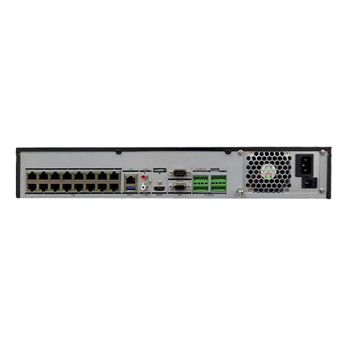 NVR 4K, AcuSense, total 32 canale max. 12MP, 16 porturi PoE, Alarma, 1.5U – HIKVISION DS-7732NXI-K4-16P(Alarm16+9)