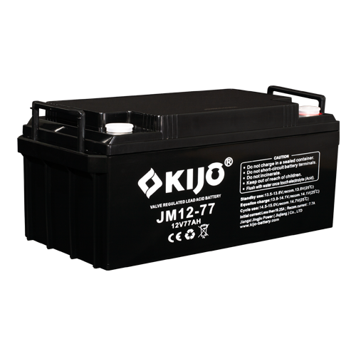 Acumulator Pb-acid AGM Deep Cycle, 12V, 77Ah, conector M8 – KIJO JM12-77