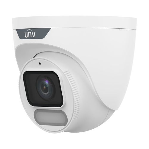 Camera IP 4MP, Wise-ISP, ColorHunter, lentila 4mm, WL 30m, Mic, color 24/7 – UNV IPC3624LE-ADF40K-WP
