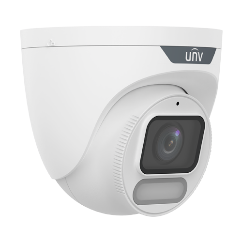 Camera IP 4MP, Wise-ISP, ColorHunter, lentila 4mm, WL 30m, Mic, color 24/7 – UNV IPC3624LE-ADF40K-WP
