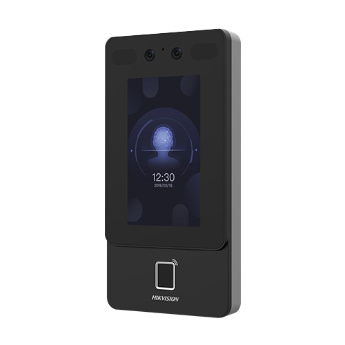 Terminal control acces TCP/IP cu Recunoastere faciala, Amprenta, Card Mifare, PIN, 2MP, Wi-Fi, PoE – HIKVISION DS-K1T342MFWX-E1