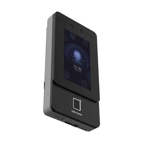 Terminal control acces TCP/IP cu Recunoastere faciala, Amprenta, Card Mifare, PIN, 2MP, Wi-Fi, PoE – HIKVISION DS-K1T342MFWX-E1