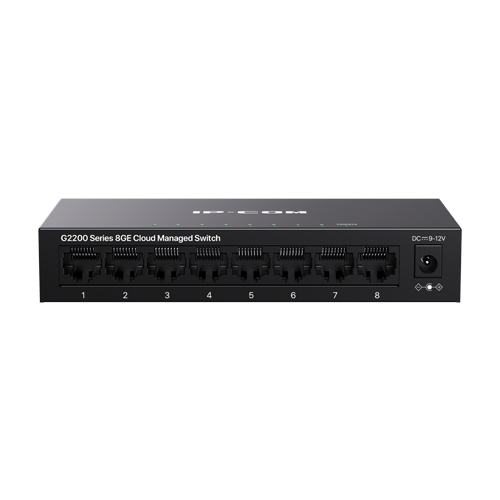 Switch 8 x RJ45 Gigabit, Cloud Management – IP-COM G2208D