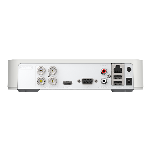 Deep Learning – DVR 4 ch. video 2MP lite + 1 ch. IP max. 2MP, AUDIO ‘over coaxial’, 1U – HIKVISION DS-7104HGHI-M1-T