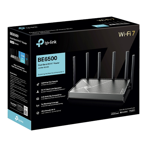 Router Wi-Fi 7 TP-Link Archer BE400 Dual-Band BE6500 ArcherBE400