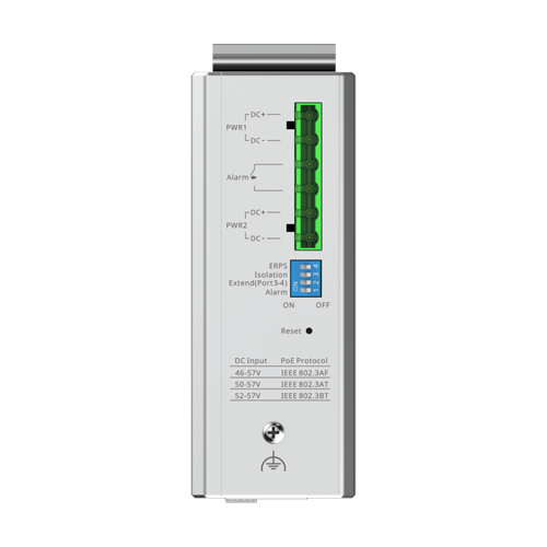 Switch industrial 3 x RJ45 1G PoE+, 1 x RJ45 1G Hi-PoE, 2 x SFP 1G, Cloud Management – Ruijie Reyee RG-NIS2100-4GT2SFP-HP