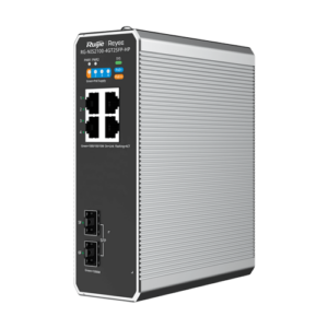 Switch industrial 3 x RJ45 1G PoE+, 1 x RJ45 1G Hi-PoE, 2 x SFP 1G, Cloud Management – Ruijie Reyee RG-NIS2100-4GT2SFP-HP