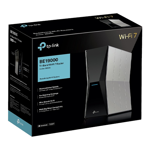 Router Wireless TP-Link Archer BE805, BE19000, Tri-Band, Wi-Fi 7 EasyMesh ArcherBE805