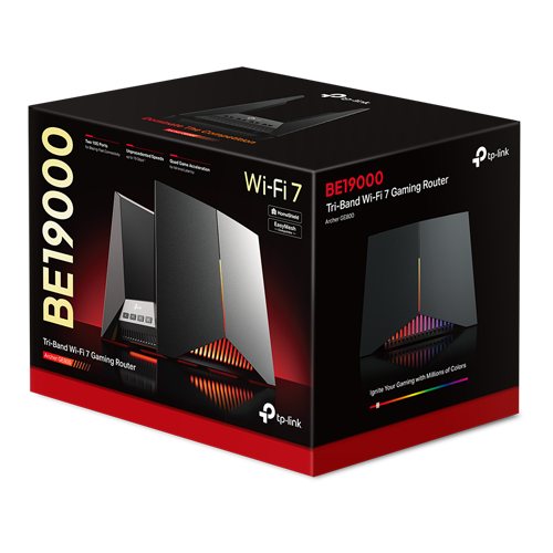 Router wireless TP-LINK GE800 BE19000 router de gaming Wi-Fi 7 Tri-Band ArcherGE800