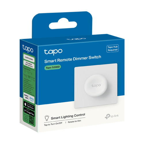 Intrerupator Smart cu baza, tactil, control multiplu – TP-Link Tapo TapoS200D