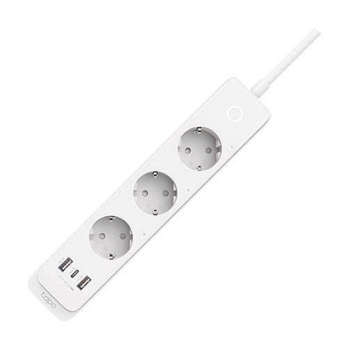 Prelungitor Wi-Fi Smart, 3 prize, 1 x USB-C, 2 x USB-A – TP-Link Tapo TapoP300