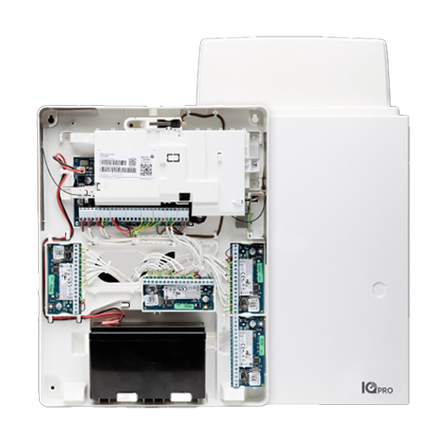 Centrala efractie IQ Pro 128 zone hibride, Wi-Fi, 4G, Ethernet, Z-Wave – (carcasa plastic) – DSC IQPR015P