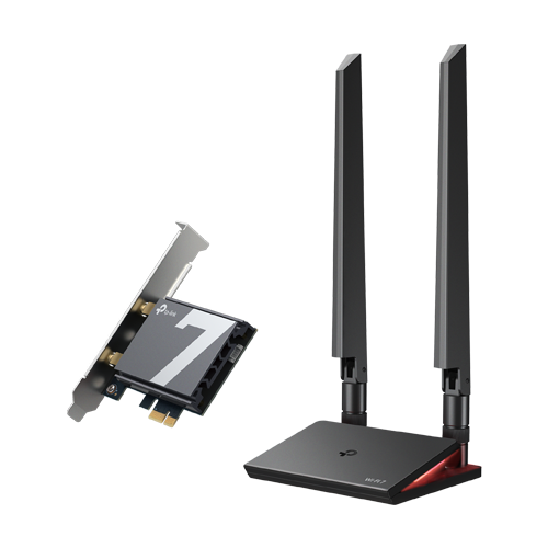 Adaptor PCI-E Bluetooth 5.4, Wi-Fi 7, BE9300 Tri-Band, 2 x Antene High-Performance – TP-Link ArcherTBE550E