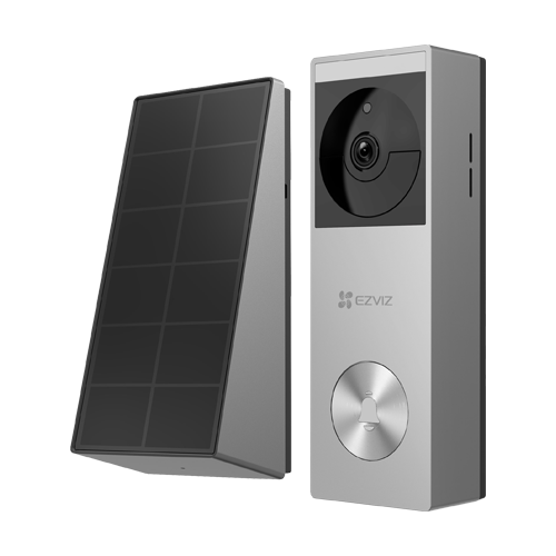 Sonerie video smart, Wi-Fi, 2K, Panou solar, acumulator 5200mAh, PIR, IR 6M, Stocare 32GB – EZVIZ CS-HP3(3MP)