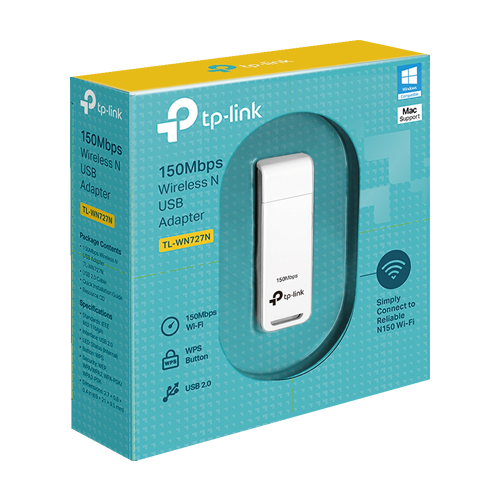 Adaptor USB Wireless, 150Mbps, USB 2.0 – TP-LINK TL-WN727N