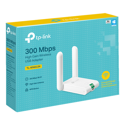 Adaptor USB Wireless, 300Mbps, mini USB 2.0 – TP-LINK TL-WN822N