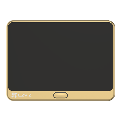 Vizor electronic smart, Wi-Fi, FullHD, monitor 4.3 inch, sonerie, acumulator 4600mAh, Auriu – EZVIZ CS-DP2C-Golden
