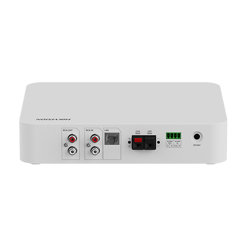 Amplificator IP 1 zona, 40W, Alarma, USB, Bluetooth – HIKVISION DS-QAE1A40G1-VB