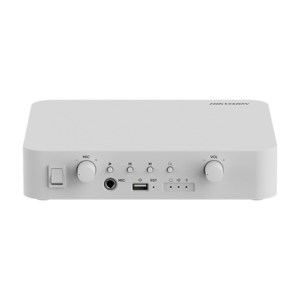 Amplificator IP 1 zona, 40W, Alarma, USB, Bluetooth – HIKVISION DS-QAE1A40G1-VB