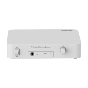 Audio decodor IP, 6W, Mic, Alarma – HIKVISION DS-QAE1DG1