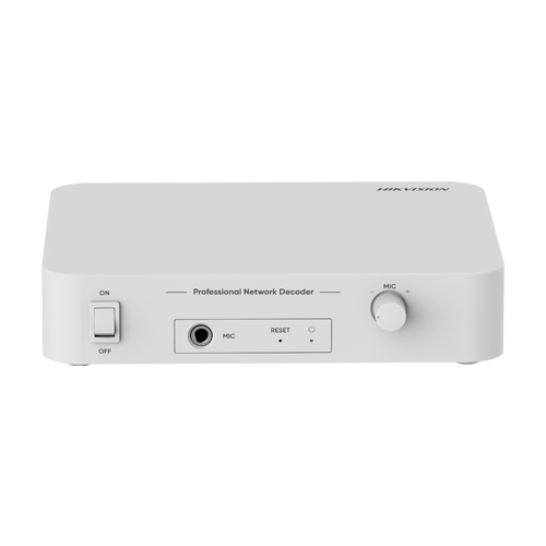 Audio decodor IP, 6W, Mic, Alarma – HIKVISION DS-QAE1DG1