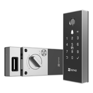 Yala inteligenta, Wi-Fi, multiple metode de deblocare, sonerie incorporata, alarma anti-furt – EZVIZ CS-DL03(WBCP)
