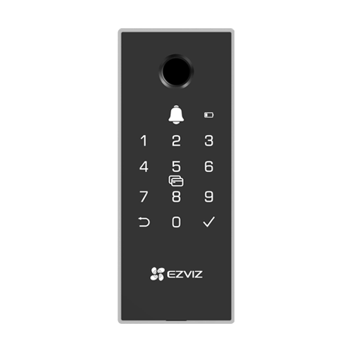 Yala inteligenta, Wi-Fi, multiple metode de deblocare, sonerie incorporata, alarma anti-furt – EZVIZ CS-DL03(WBCP)