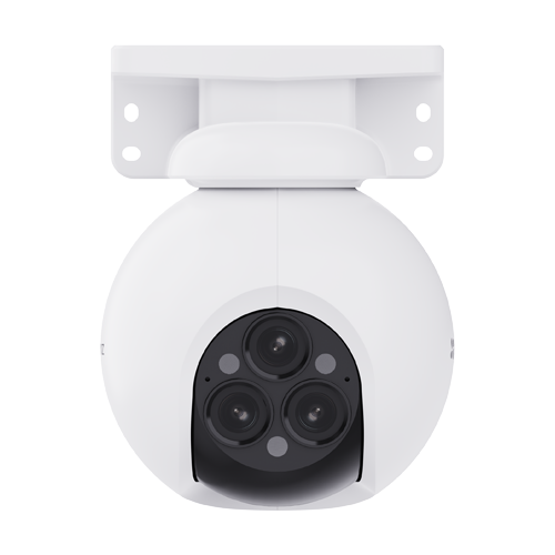 Camera IP Pan&Tilt, Wi-Fi, 3 lentile, 4MP, Audio bidirectional, IR 30m, Color 24/7, Alarma – EZVIZ CS-H80f(3x4MP)