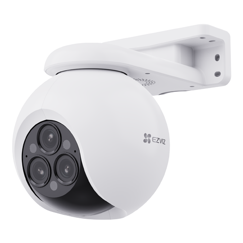 Camera IP Pan&Tilt, Wi-Fi, 3 lentile, 4MP, Audio bidirectional, IR 30m, Color 24/7, Alarma – EZVIZ CS-H80f(3x4MP)