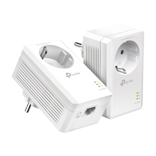 Kit Powerline AV1000, Passthrough, 1 x RJ45 Gigabit – TP-Link TL-PA7017PKIT