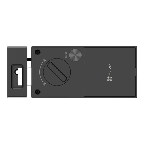 Yala inteligenta, Wi-Fi, sonerie incorporata, verificare status inchidere, alarma anti-furt – EZVIZ CS-DL03(WP)-Black