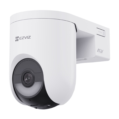 Camera IP Wi-Fi6 PT + panou solar 5W, 4MP, baterie 5.200 mAh, Audio bidirectional, Alarma – EZVIZ CS-HB8c-SP(4MP)