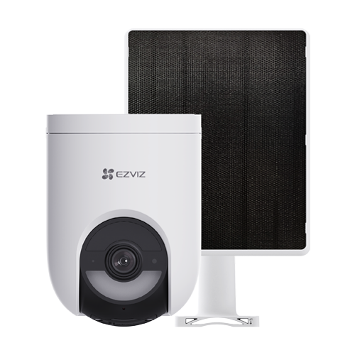 Camera IP Wi-Fi6 PT + panou solar 5W, 4MP, baterie 5.200 mAh, Audio bidirectional, Alarma – EZVIZ CS-HB8c-SP(4MP)
