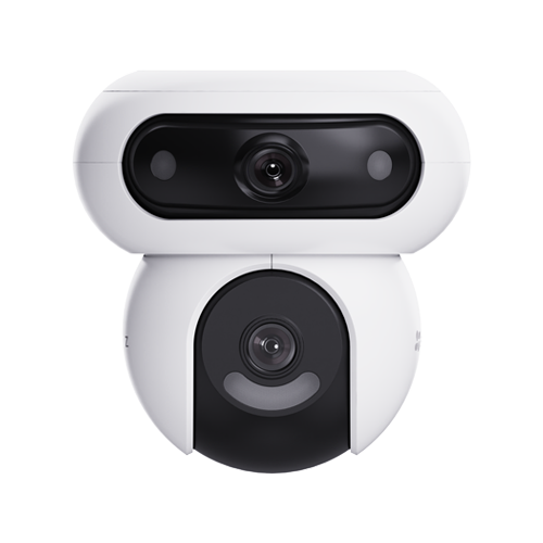 Camera IP PT Dual-Lens 4MP + panou solar 8W, Wi-Fi6, Baterie 10.400 mAh, Audio, IR 35M – EZVIZ CS-HB90/SP(2x4MP)