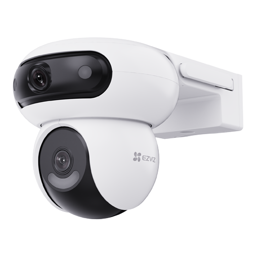 Camera IP PT Dual-Lens 4MP + panou solar 8W, Wi-Fi6, Baterie 10.400 mAh, Audio, IR 35M – EZVIZ CS-HB90/SP(2x4MP)