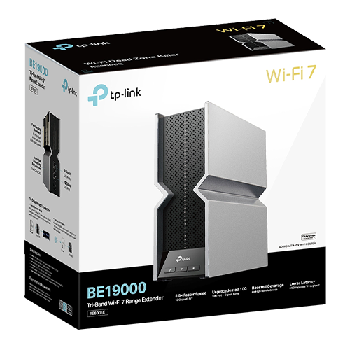 Wireless Range Extender TP-LINK RE800BE BE19000, Tri Band Wi-fi 7 – TP-LINK RE800BE