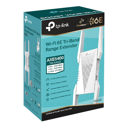 Wireless Range Extender TP-LINK RE815XE AXE5400, Tri Band – TP-LINK RE815XE